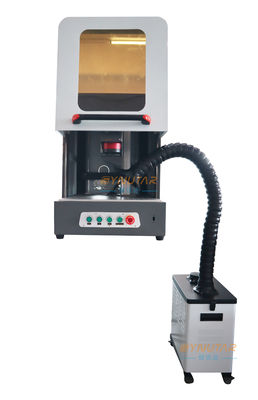 Hochleistungs-3D-Lasermarkierungsmaschine 100 W für tiefe Gravierungen auf gebogenen Oberflächen