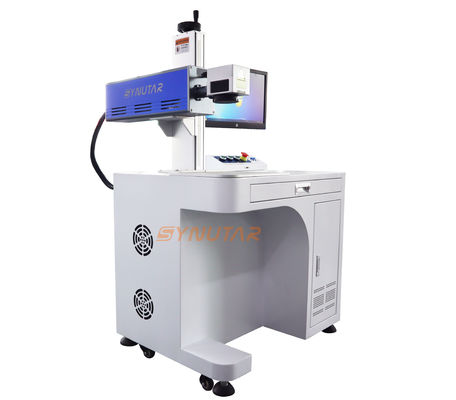 30W / 60W CO2-Lasermarkierungsmaschine für Stoffluftkühlsystem