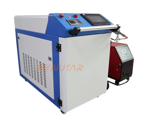Kleine Handheld-Faser-Schweißmaschine 3000W automatische 3 in 1 Laserschweißmaschine