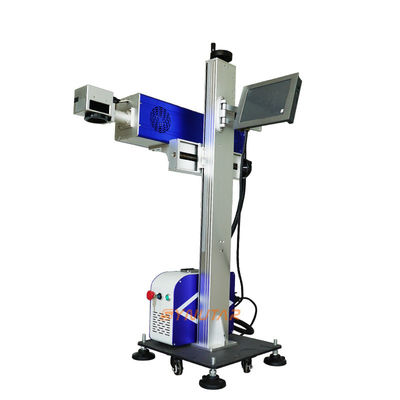 30W / 50W Online-Fliegende Faserlasermarkierungsmaschine für Metall