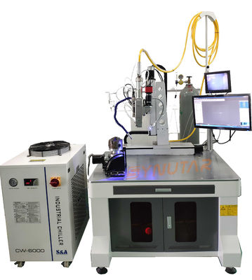 4 Achsen automatische Laserschweißmaschine 2000W / 3000W für Lithiumbatterien