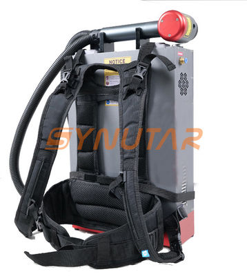 Handheld Rucksack Laserreinigungsmaschine 220V 100W Rostreinigung Laser Sicherheit und bewegliche