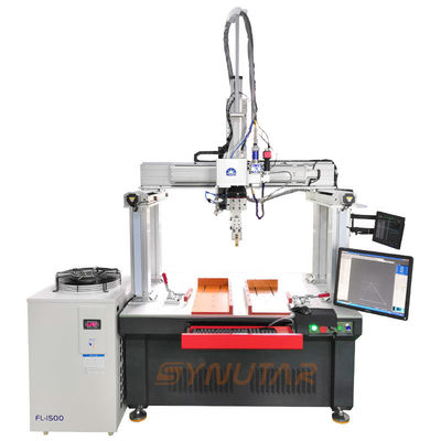 Präzise 1000w / 1500w Fiber Laser Schweißmaschine Automatisch für Lithiumbatterie