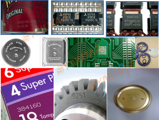 30W / 50W Online-Fliegende Faserlasermarkierungsmaschine für Metall