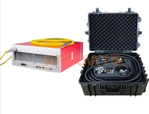 100W Fiber Laser Portable Reinigungsmaschine 1064nm Wellenlänge Luftkühlung 50kg 20-1000Hz Pulsfrequenz