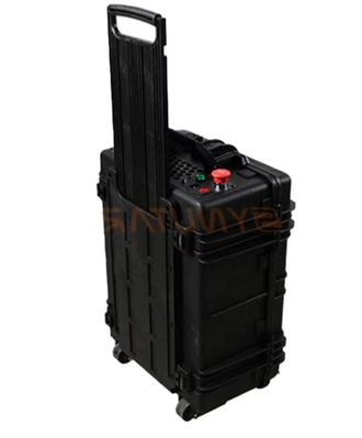 Tragbare luftgekühlte Faserlaserreinigungsmaschine mit 100mm*100mm Scanning-Bereich