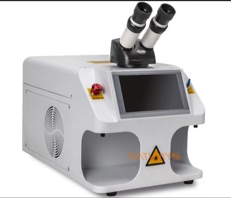 Präzisionsschweißmaschine für Juwelen mit Laserleistung von 200 Watt mit einem Puls von 0,1 bis 20 ms und einer Pulsfrequenz von 1 bis 50 Hz