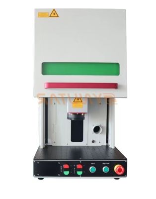 Präzisionsfaserlasermarkierungsmaschine für kleine Details 20W-100W Laserstrom-Luftkühlsystem