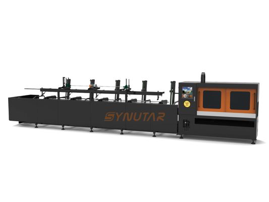 Präzisionsgetriebe Rack Faserlaserschneidemaschine 1500W-6000W Leistung Wasserkühlung Cypcut Steuerungssystem