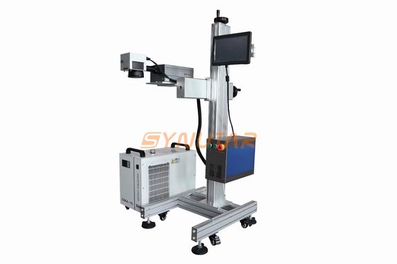 20 Watt UV-Lasermarkierungsmaschine mit 0.01-0.3 mm Markierungstiefe Luft/Wasserkühlung 8000 mm/s Geschwindigkeit